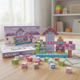 Bloques Magnéticos Cubos Steam Minecraft Pink Shine 3016380