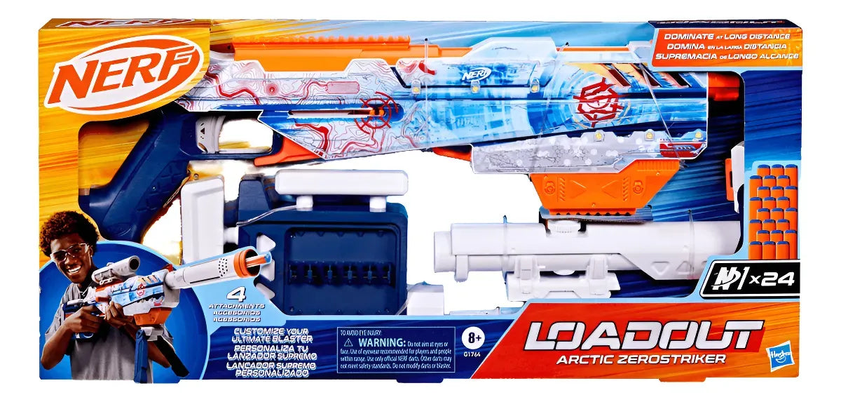 Nerf Pistola Loadout Arctic Zerostriker G1764
