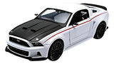 Maisto 1:24 Ford Mustang Street Racer 2014 Blanco 31506