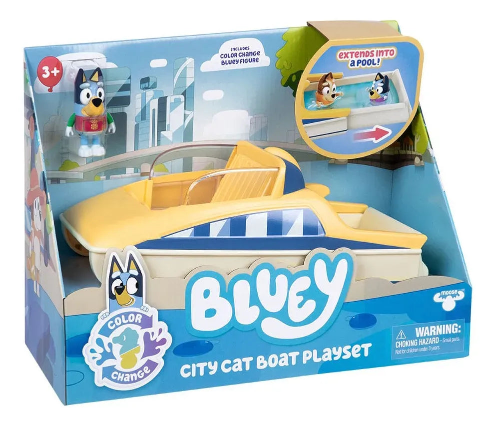 Bluey Playset City Cat Boat 18998