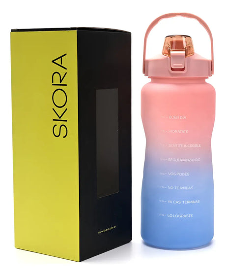 Botellon Motivacional Degrade Multicolor 2000ml 40577