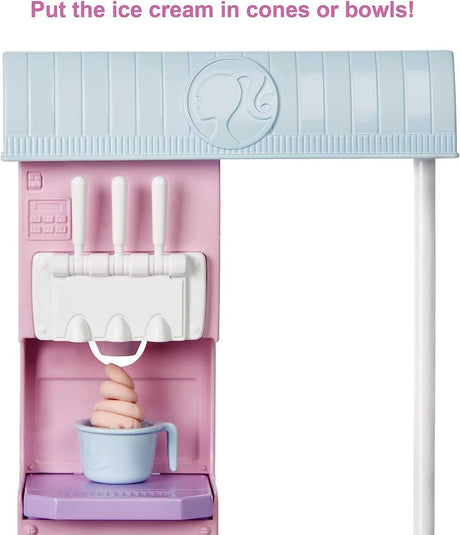 Muñeca Barbie Ice Cream Shop Heladería Hcn46 Mattel