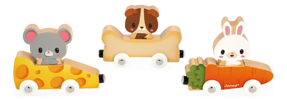 Janod Granja Animales Mascotas Magnéticas J03315