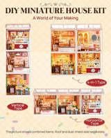 Robotime Puzzle 3d Mini Ice Cream Store Rolife Dw018b