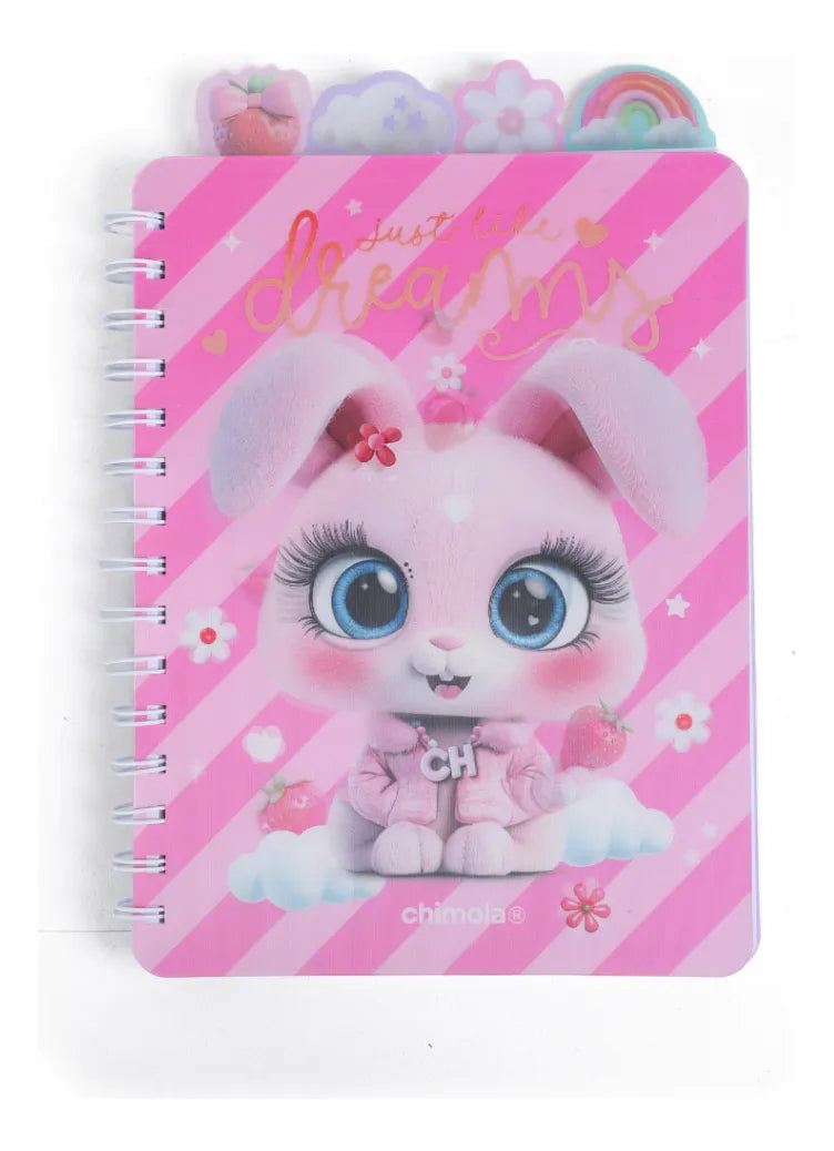 Chimola Cuaderno A5 Hologram Bunny ST101