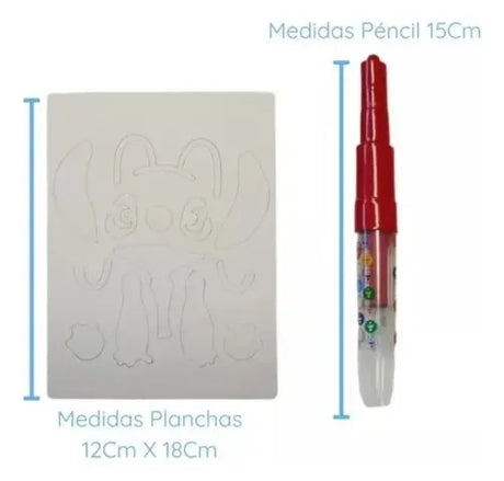 Stencils con blow pen Stitch DMD00152