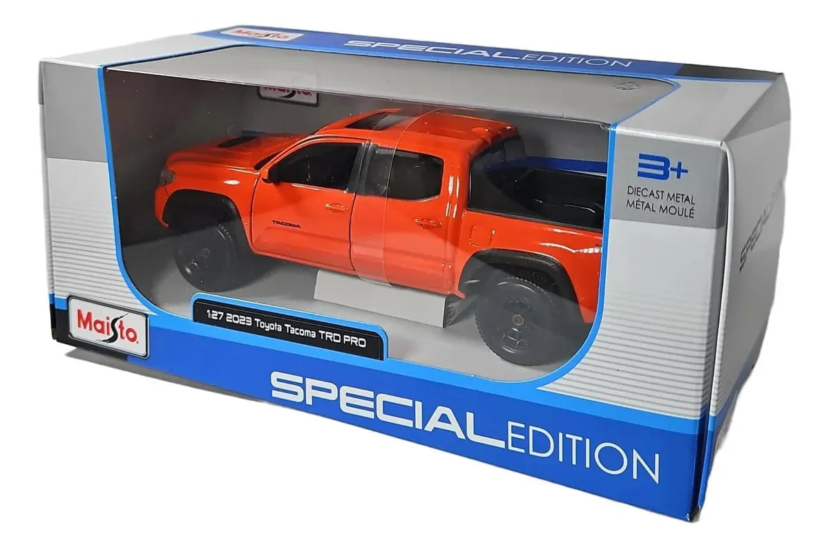 Maisto 1:27 Toyota Tacoma TRD 2023 Naranja/Negro 32910