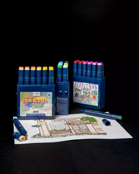 Mooving Sketch Artist 48 Marcadores Con Estuche 3022248