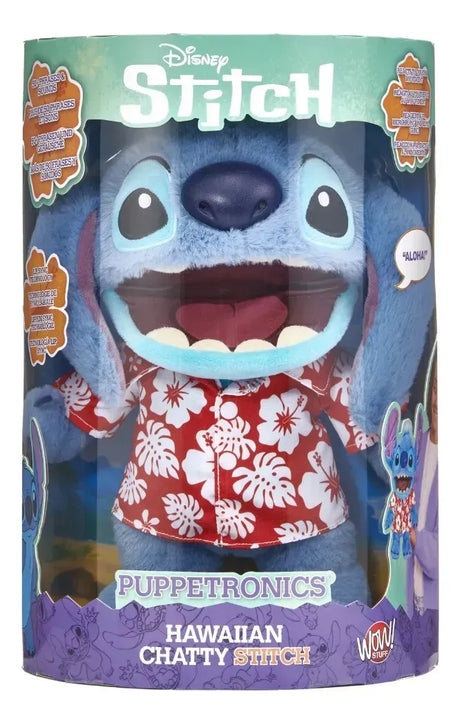 Stitch Hawaiian Puppetronic Real Fx 30cm 59172