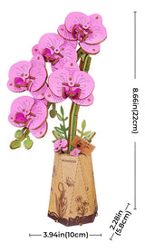 Robotime Rowood Puzzle 3d Flor De Orquídea Tw091