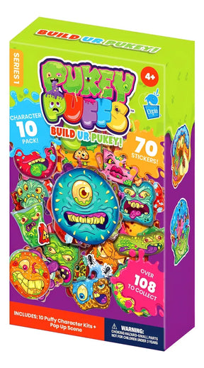 Pukey Puffs Pack 10 Personajes 3D S1007