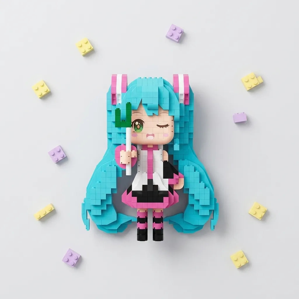 Bloques De Construcción Hatsune Miku 2324 Pcs KL466