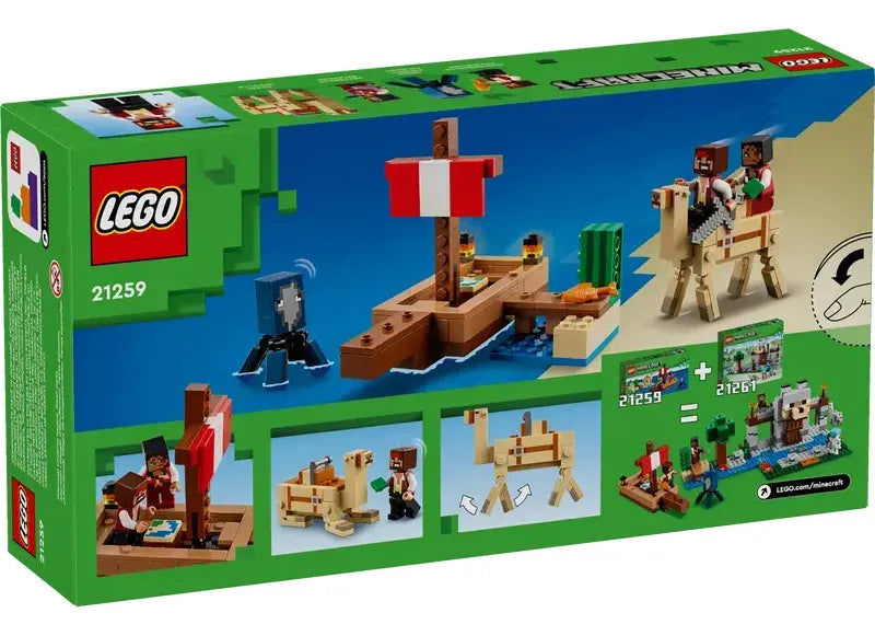 LEGO Minecraft El Viaje en el Barco Pirata 21259