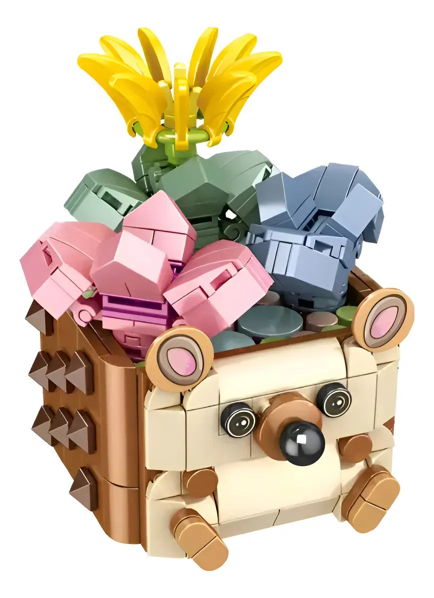 Panlos Brick Bloques Mix Bouquet Macetas De Animales 2152718