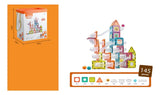 Bloques Construcción Magnéticos Magnetic Tiles Shine 2414002Magnéticos Tiles 145PCS 2414002
