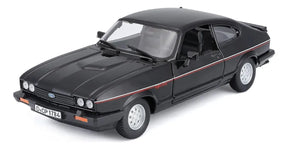 Bburago 1:24 Ford Capri 1600 GT 1982 Negro 18-21093