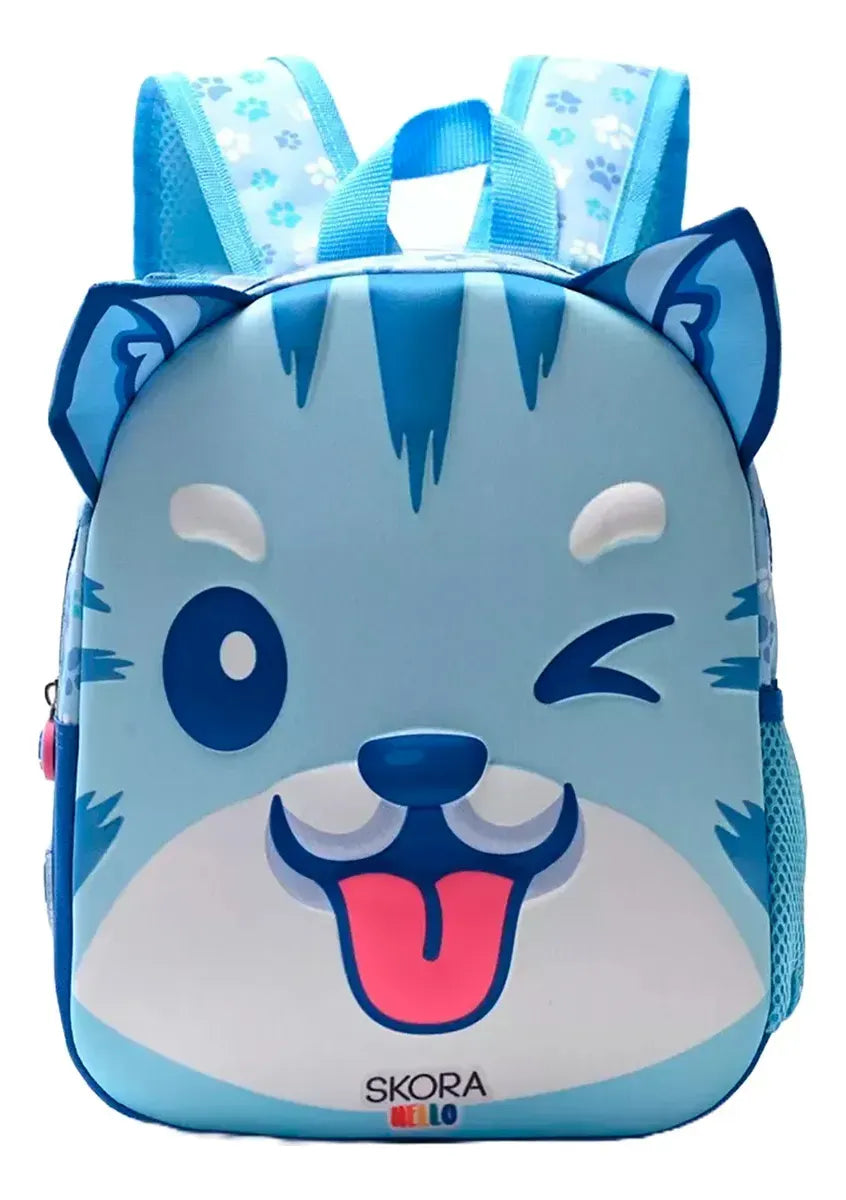 Mochila C/Luz Kawaii Kori Termoformada 22x30x10cm 12P 41308