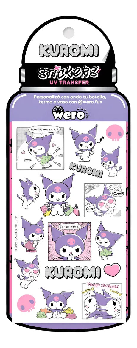 Wero Botella Sticker Kuromi WE4166