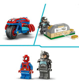Lego Marvel: Spidey en su Moto vs Rhino 11206