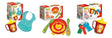 Bimbi Combo Bebe Vasitos Mordillo Babero Plato + Cubiertos 01-0231/32/33