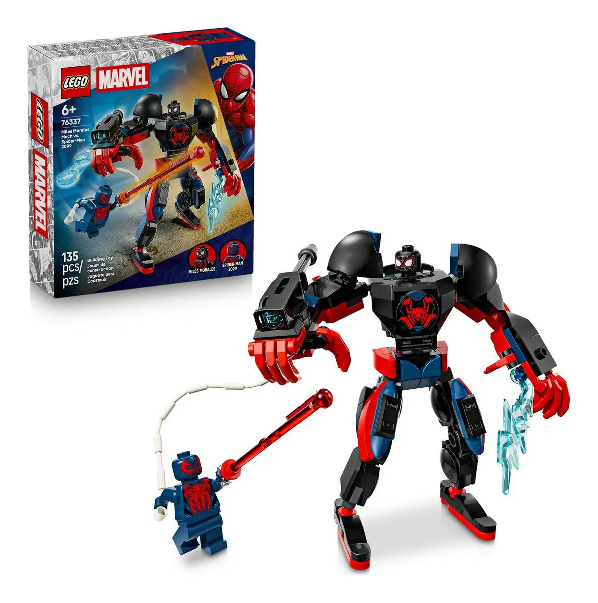 Lego Marvel: Miles Morales Mech vs Spider-Man 76337