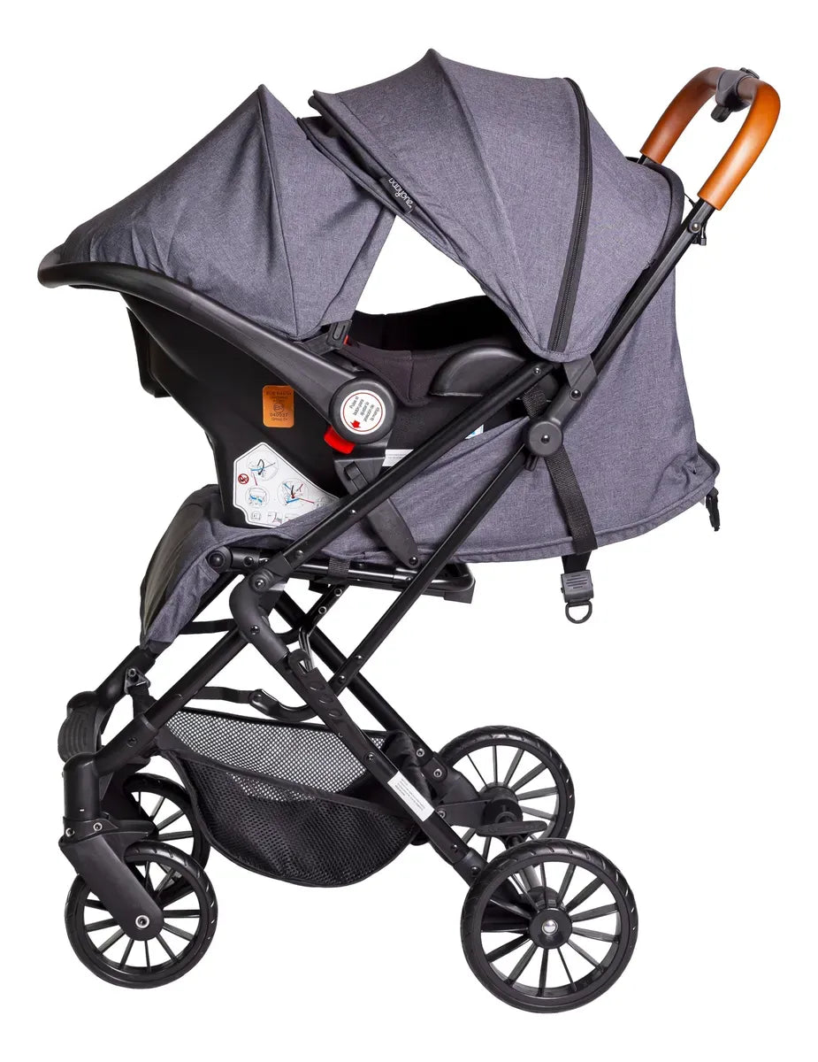 Baby One Coche Travel System color gris BOTS-033
