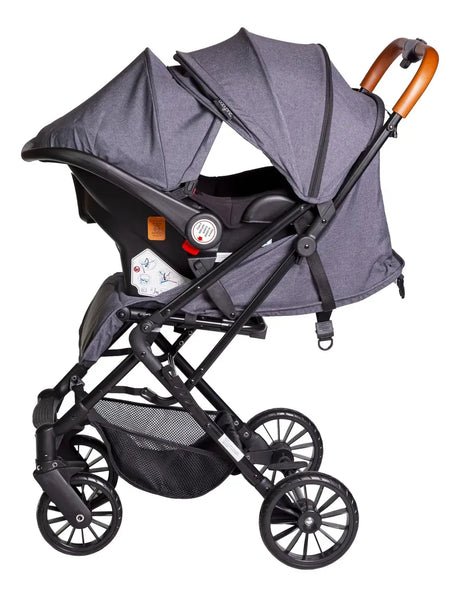 Baby One Coche Travel System color gris BOTS-033