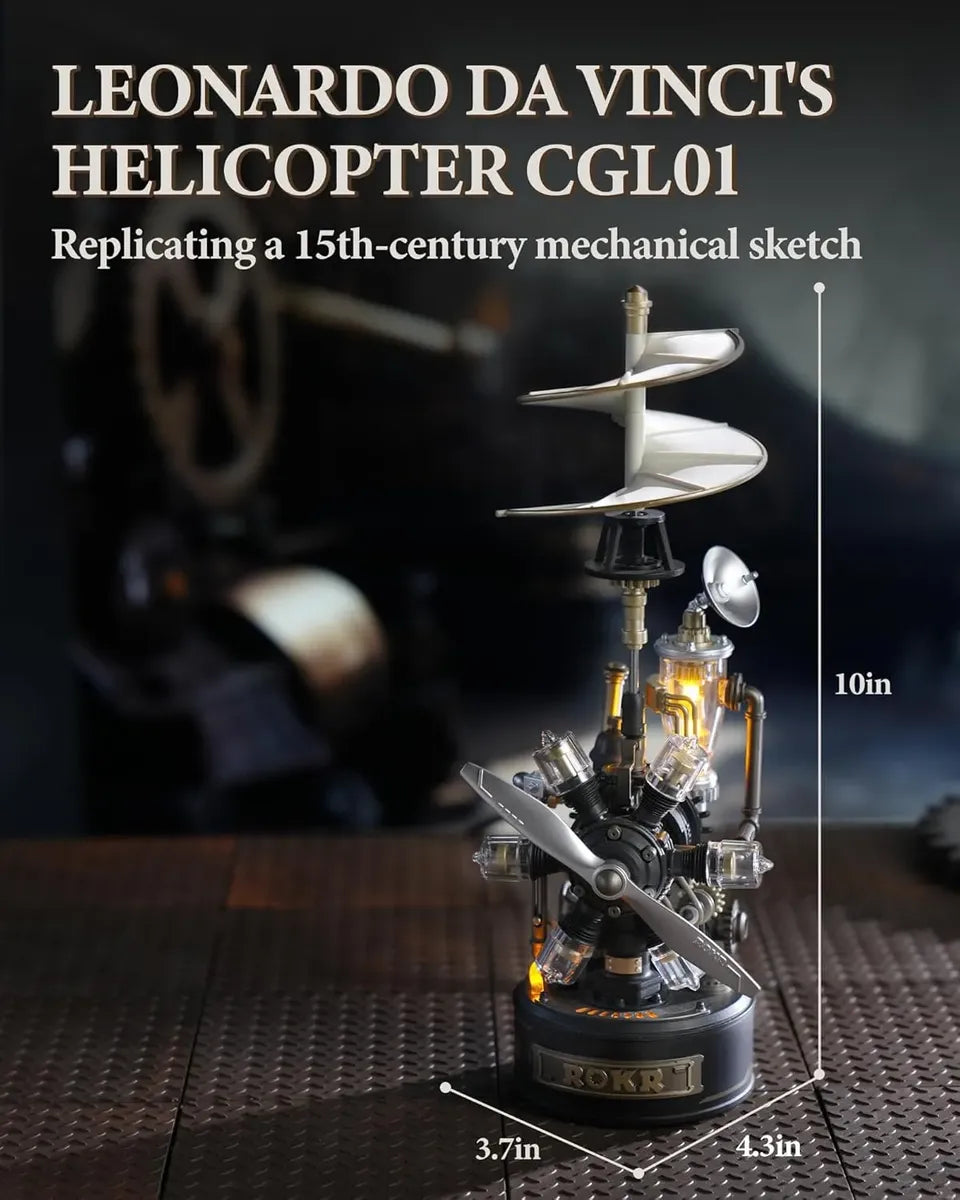 Robotime ROKR Da Vinci Helicopter CGL01
