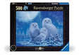 Ravensburger Puzzle Glow 500p Owls In The Moonlight 12000479