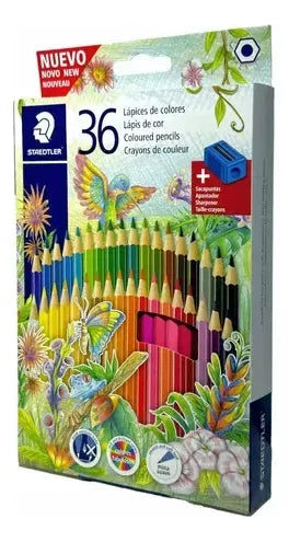 Lapices Staedtler Carton x36U + Sac 143 CD36LZ COLSTX36S