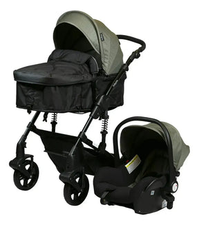 Baby One Coche Laika travel system con base color verde C BOTS-032S
