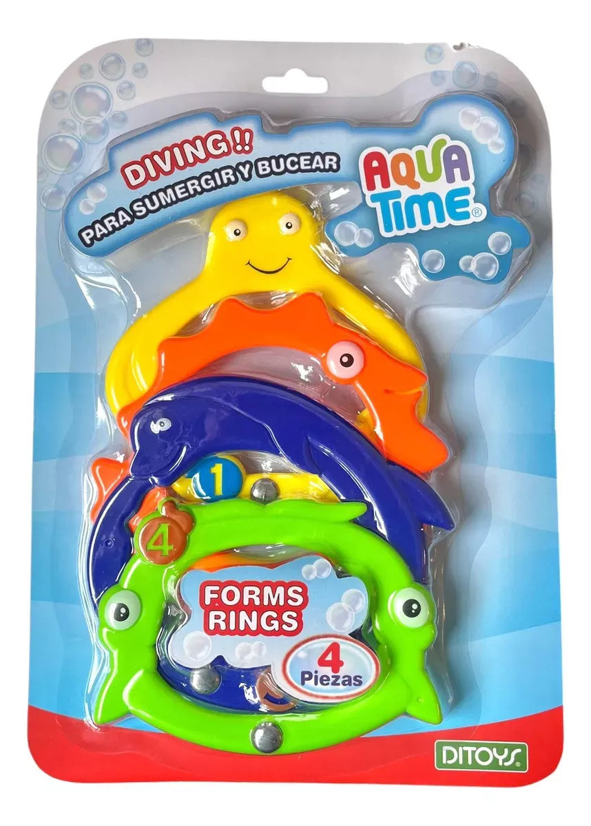 Aqua Time Anillos con formas para sumergir y bucear 2722