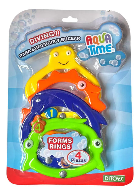 Aqua Time Anillos con formas para sumergir y bucear 2722
