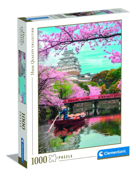 Puzzle Hqc Himeji Castle In Spring 1000 Pzas 39819 Clementoni