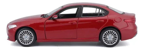 Bburago 1:24 Alfa Romeo Giulia 2016 Rojo Metalizado 18-21080