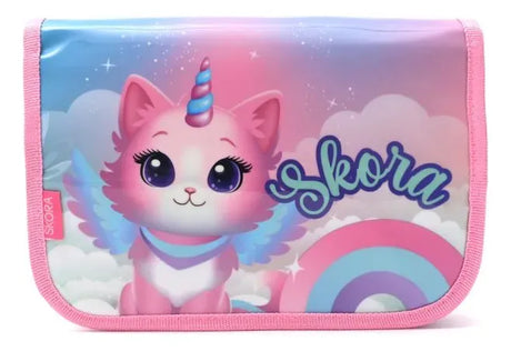Skora Cartuchera Think Happy Uni-rain Caticornio 42142 Rosa