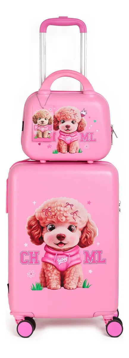 Chimola Poodle Maletin Accesorio De Viaje Para Carry-on L27