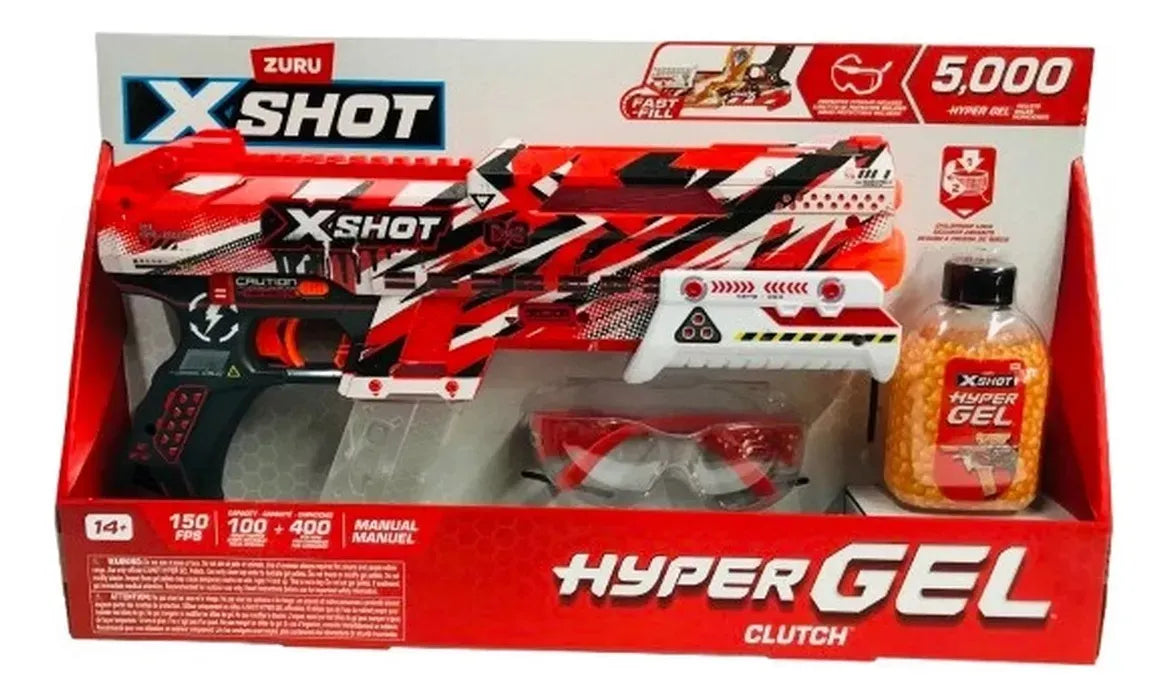 X-Shot Zuru Hyper Gel Clutch 5000 7605