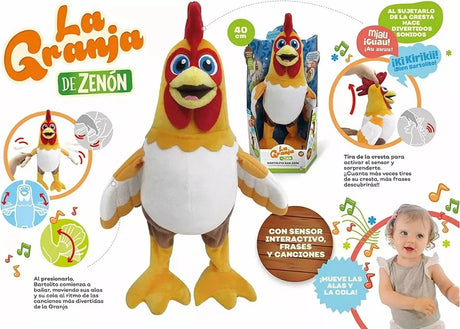 Peluche La Granja de Zenon Bartolito bailarin 8028