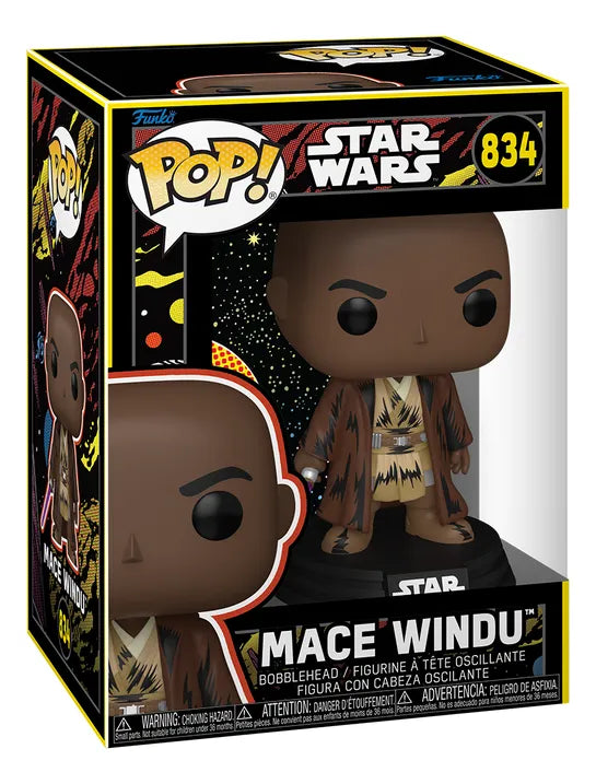 Funko Pop Sw: Mtf S2- Mace Windu (Retro) 90327