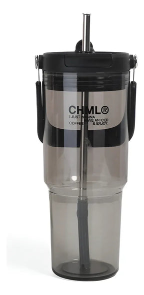 Chimola Vaso Acrilico Cup Paradise Negro BZ64