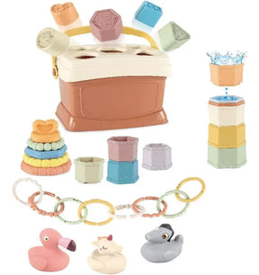 Baby Favorite Set educacional Balde de encastres con formas y torre ZY1516719