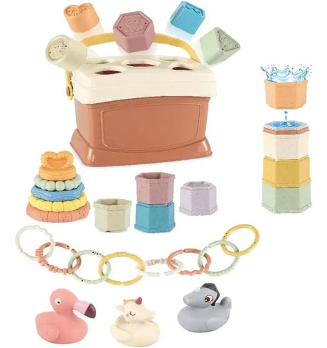 Baby Favorite Set educacional Balde de encastres con formas y torre ZY1516719