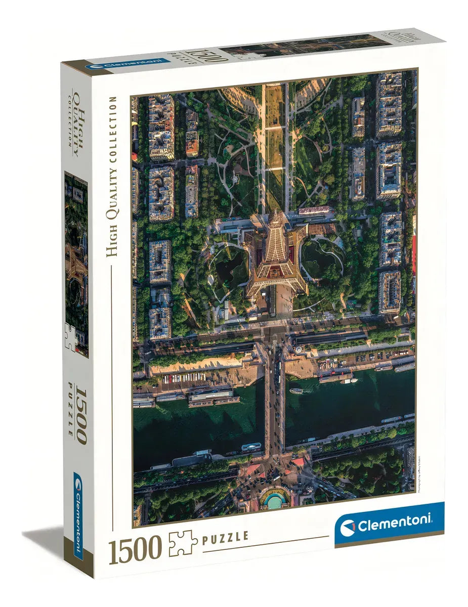 Puzzle Hqc Flying Over Paris 1500 Pzas 31708 Clementoni