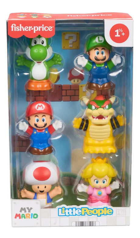 Fisher Price Little People Set My Mario X6 Figuras JHG63