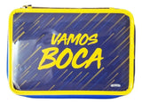Cresko Cartuchera PVC Boca Jr. 2 Pisos Vamos Xeneize BO448