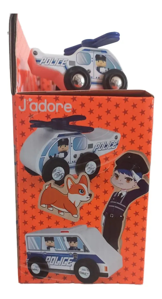 Pista De Madera Escuadron Policia 833187