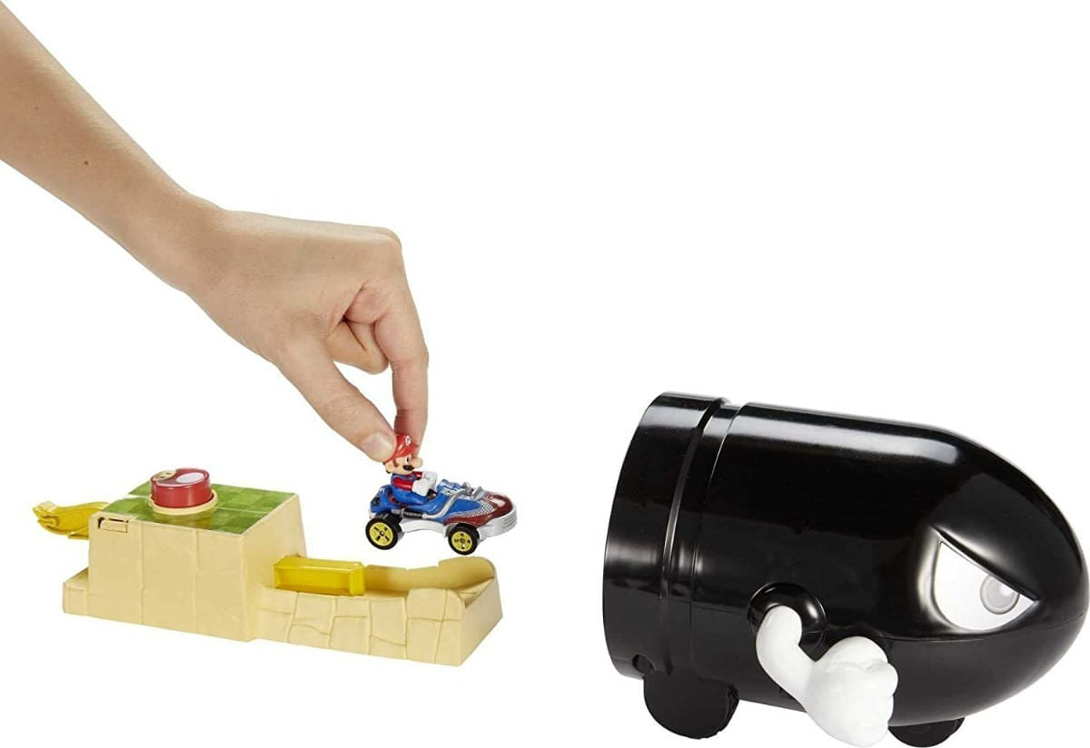 Hot Wheels Lanzador De Balas Mario Kart Gky54 Mattel