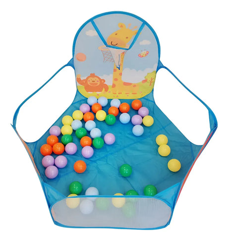 Pelotero Corralito Plegable Bebe Con 50 Pelotas T01-05