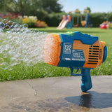 Pistola Burbujero Recargable Automática Con Luces Kb1280 Azul Shine